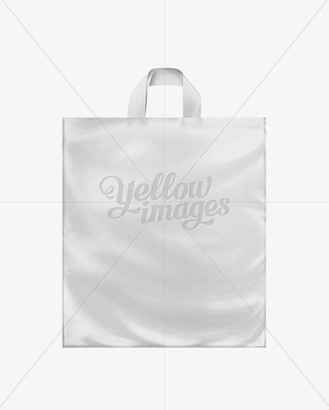 Download White Plastic Carrier Bag with Loop Handles